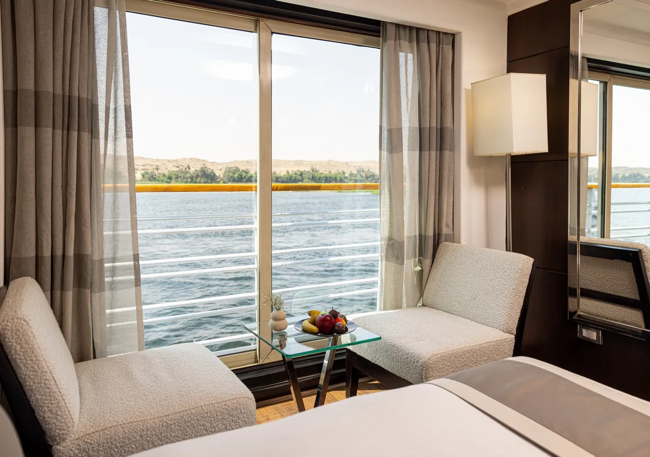 Cabin aboard the Farah Nile Cruise Nile cruise